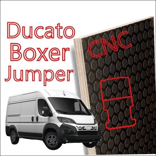 Podłoga, zabudowa Ducato, Jumper, Boxer, sklejka antypoślizgowa