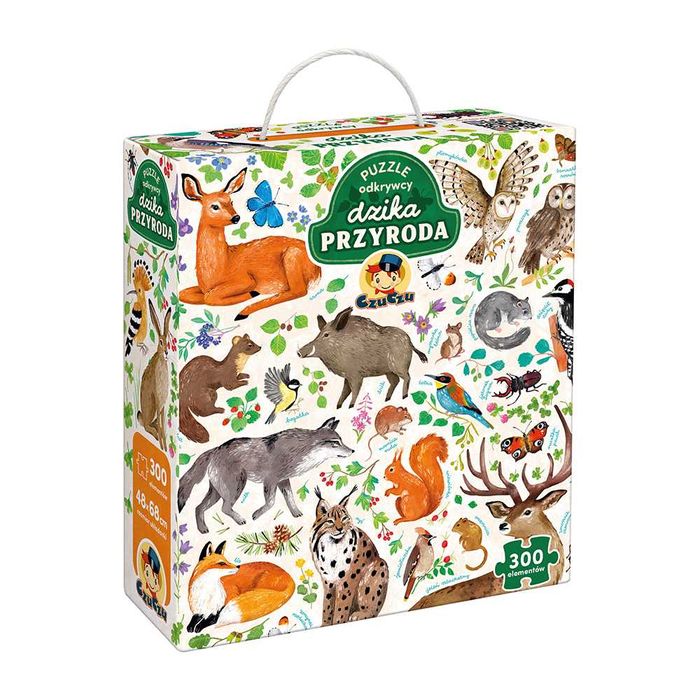 CZUCZU PUZZLE odkrywcy dzika przyroda 300 EL. CZU CZU