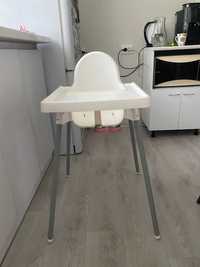 Стульчик +підніжка+вкладка для кормления IKEA ANTILOP стілець-крісло