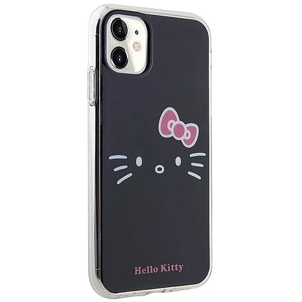 Etui Hello Kitty IML Kitty Face na iPhone 11 / Xr - czarne