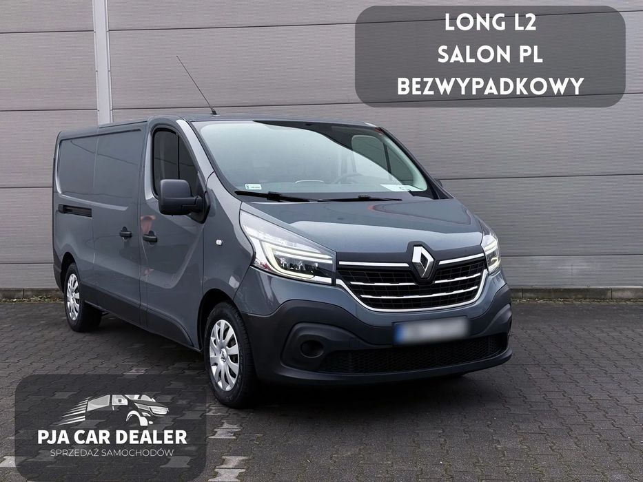Renault Trafic Long L2H1 Maxi Furgon Blaszak Salon PL, Serwisowany, Bezwypadkowy  *FINANSOWANIE* SUPER STAN, LED, Tempomat, Klimatyzacja PDC