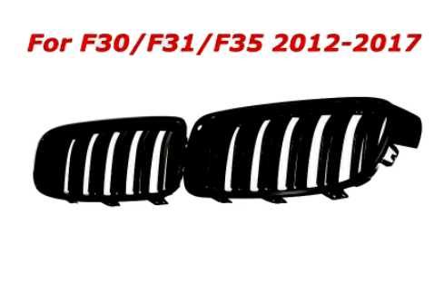 Nerki Grill BMW F30 F31 F32 F36 M3 Look Czarny Połysk Black Gloss