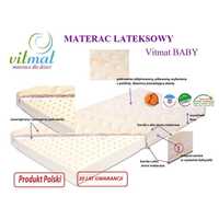 Vitmat Baby Antyalergic materac lateksowy 120x60