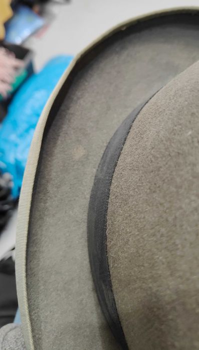 H) BORSALINO Kristtania Hattmagasin Oslo kapelusz męski Roz.5,5