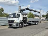 Mercedes AXOR 1824 L HIAB 122 HDS Żuraw Dźwig Poduszki Paka 7,60m. E4