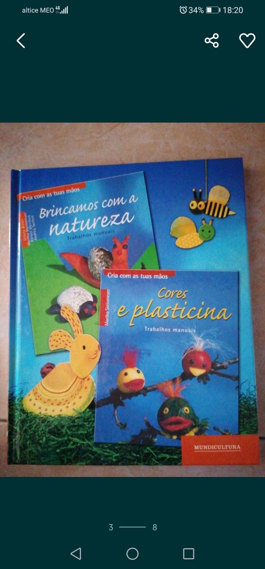 Livros Cria com as tuas mãos