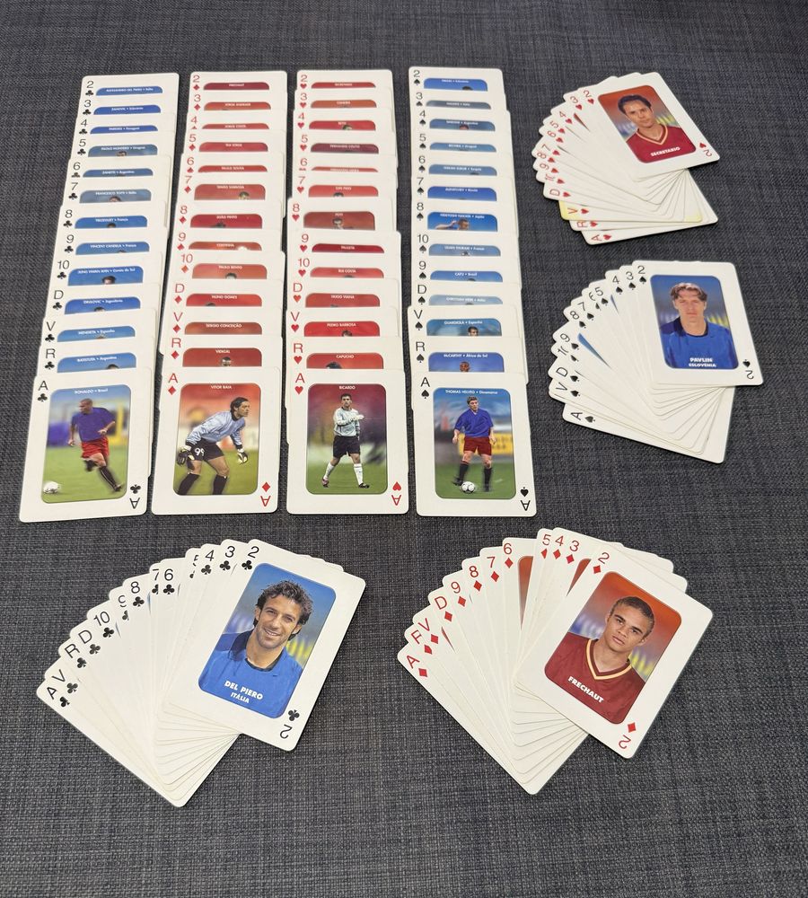Baralho de cartas Mundial FIFA 2002