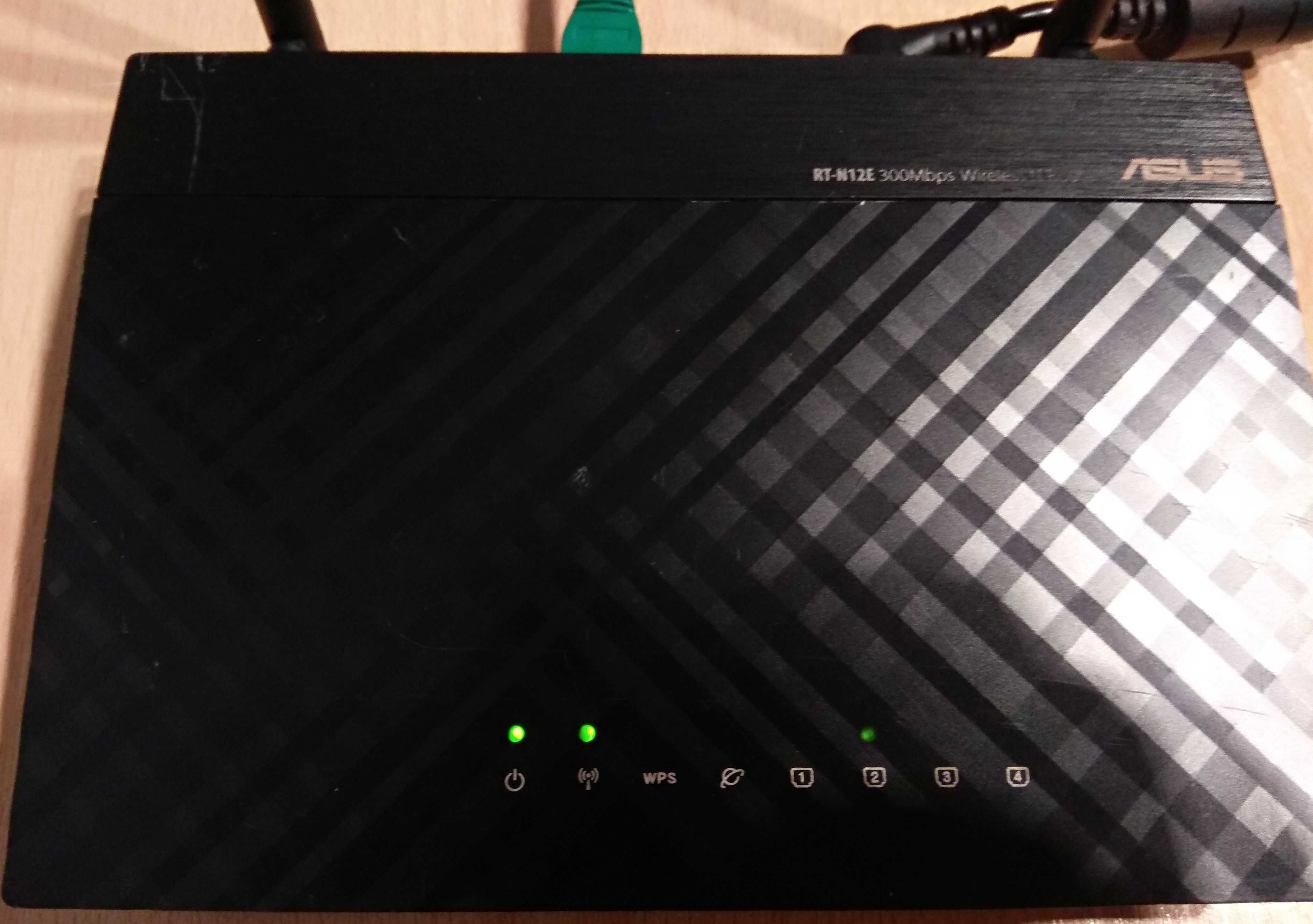Маршрутизатор ASUS RT-N12E, Роутер Wi-Fi, Router, 300 Мбит/с