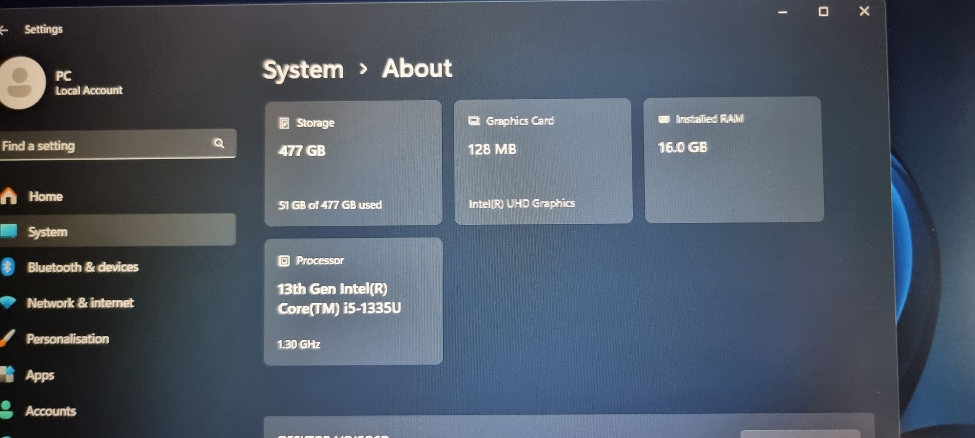 Lenovo Thinkbook 16 G6 512/16 intel i5-1335U