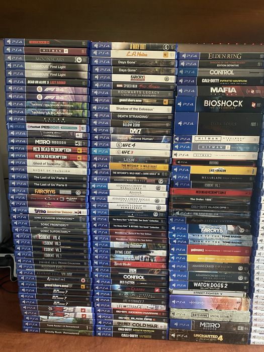 Lote de jogos PS4 e PS5