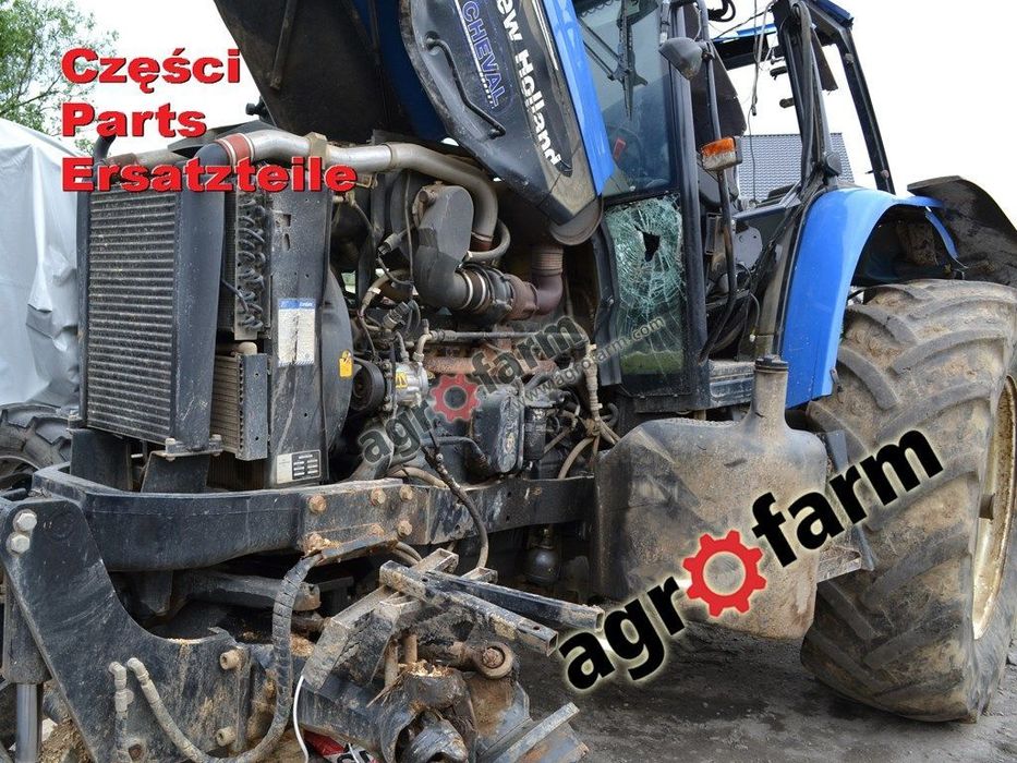New Holland TM190 części, skrzynia biegów, silnik