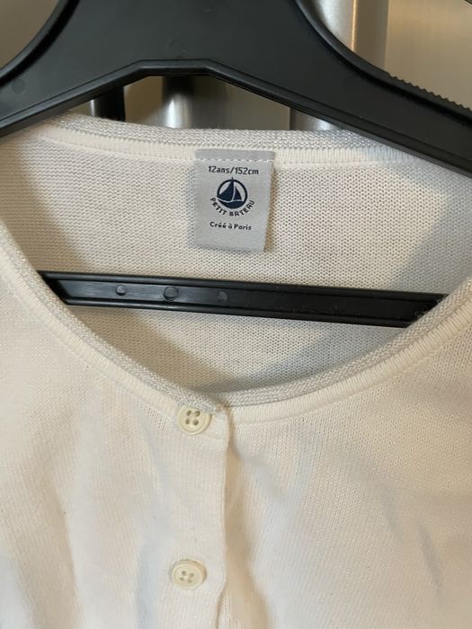 Белые свитшот и кардиганы для девочки Petit Bateu,Marc O polo