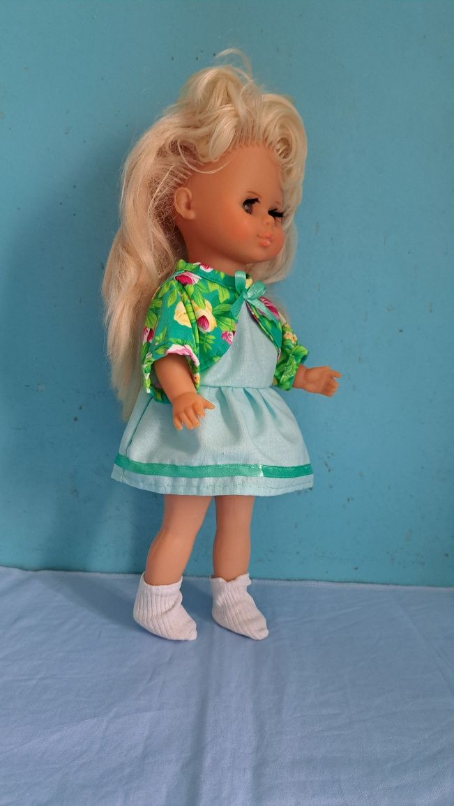 Кукла, одежда на куклу ГДР, СССР, 28-32 см, платье, трусы, носки.