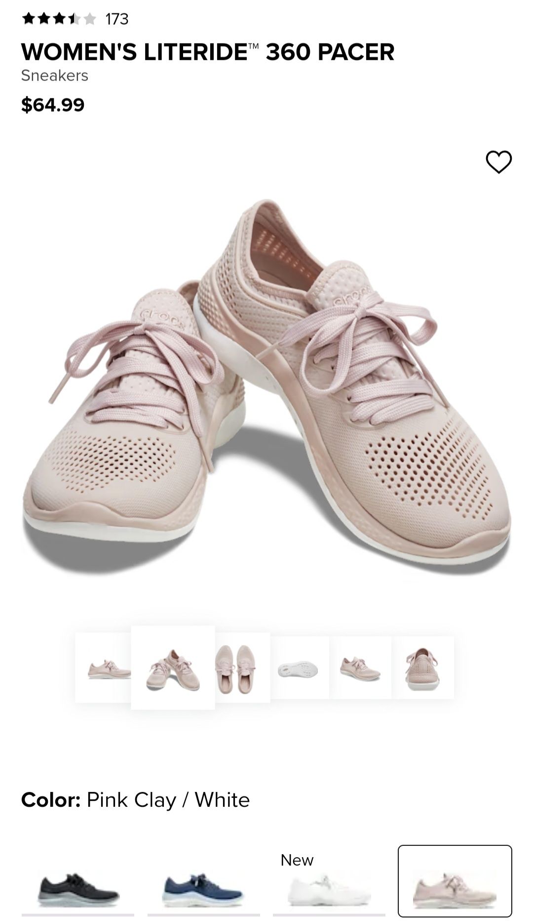 Женские базовые летние кросовки Crocs.40 размер,  26 см стелька.