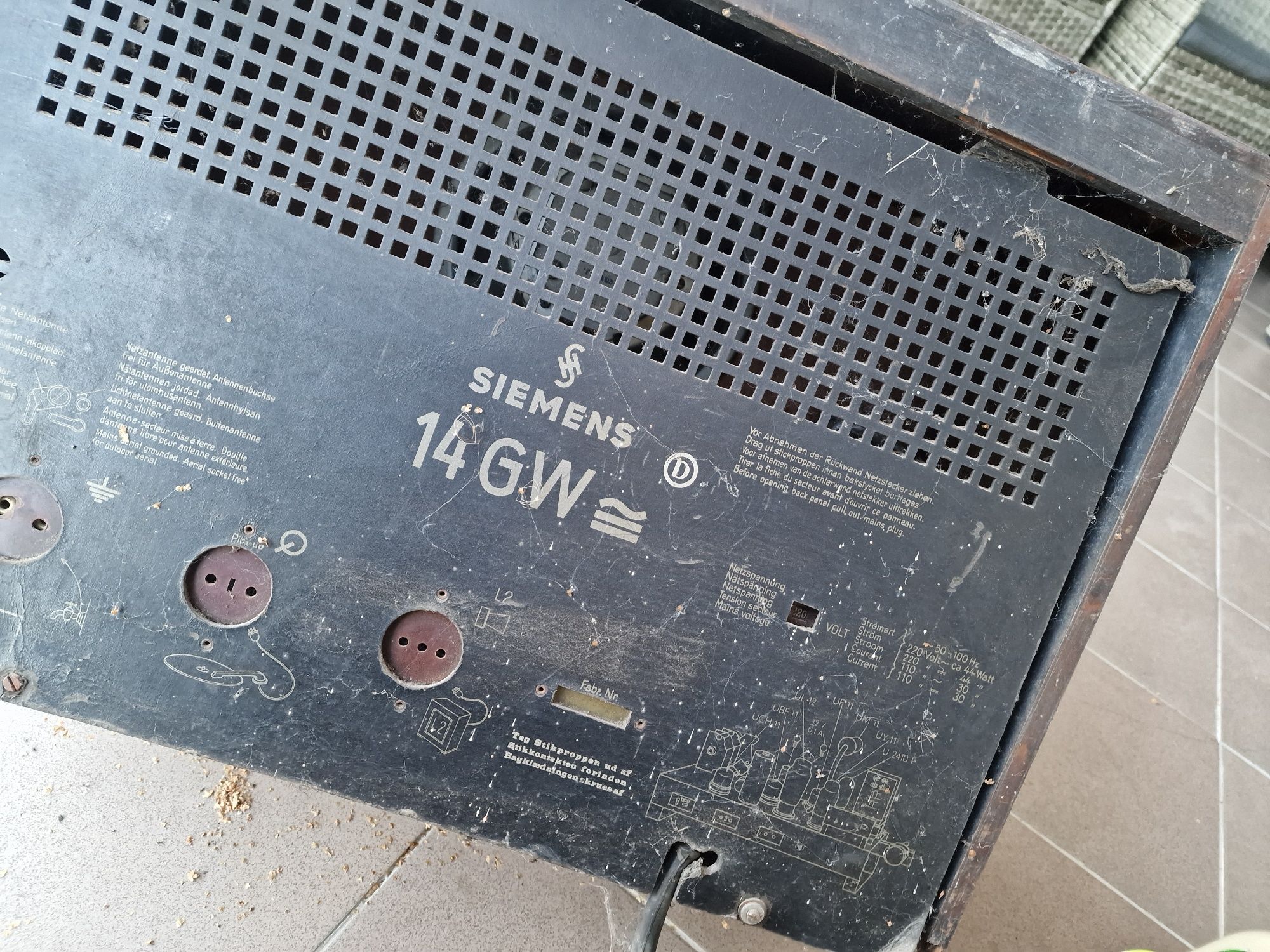Simens 14 GW  radio lampowe