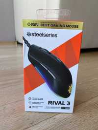 Myszka dla graczy SteelSeries Rival 3 Czarna