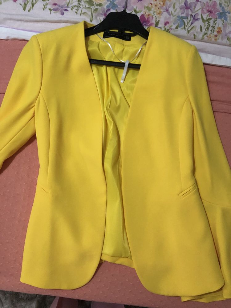 Blazer Zara Amarelo