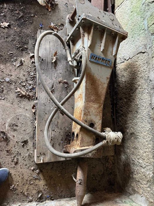 Retro Escavadora  Komatsu wb97r de Serviço