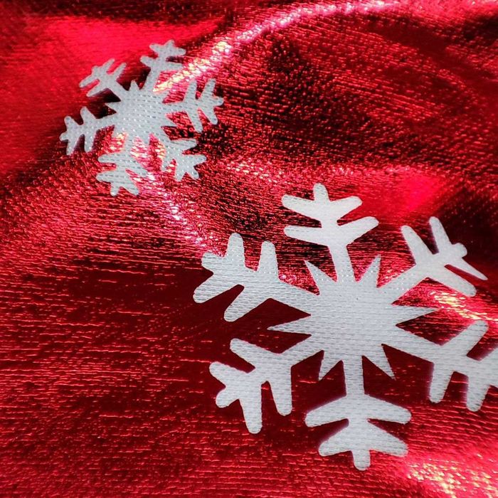 Колпак (шапка) Санта Клауса новогодний Атлас КРАСНЫЙ Унисекс Взрослый