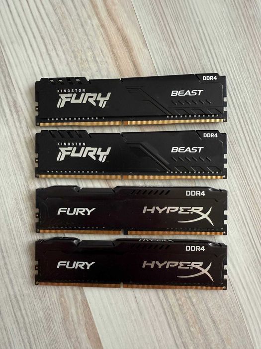 Оперативка Kingston Fury 32 Gb 2666 (4x8Gb)