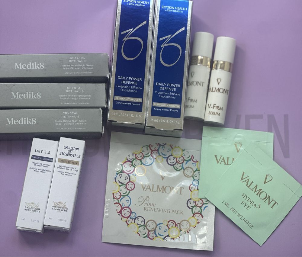 Мініатюри пробрики Valmont, Medik8, Is clinical, Instytutum