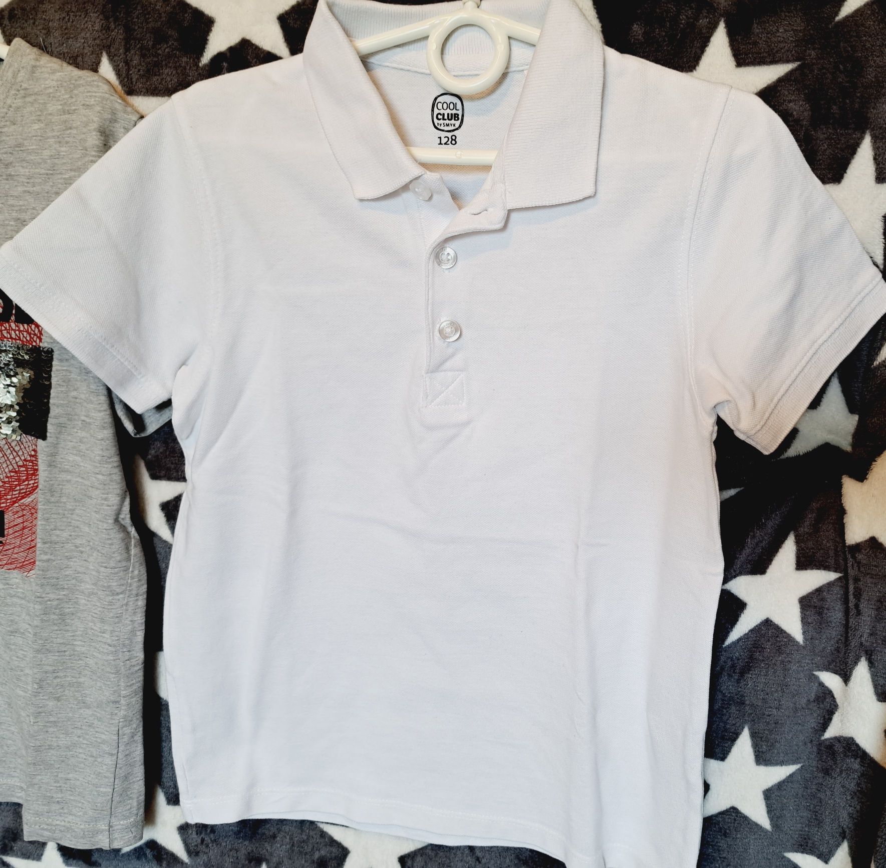 Zestaw 128 cm Polo Cool Club T-shirt C&A Cekiny