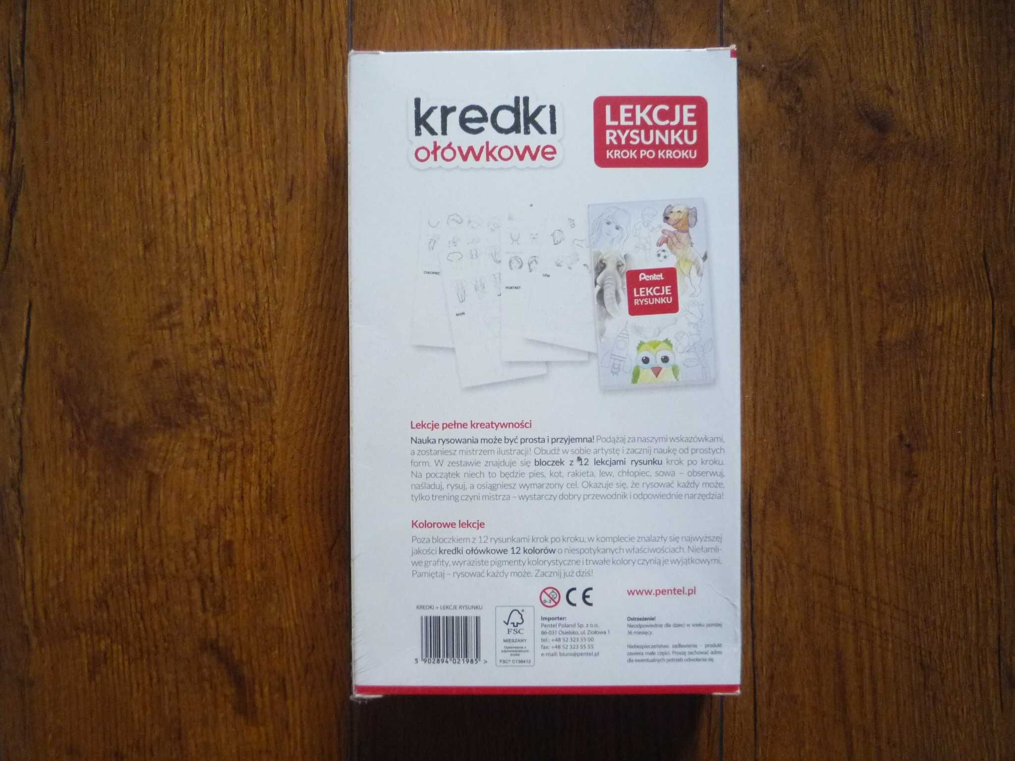 Pentel Kredki Ołówkowe Lekcja Rysunku