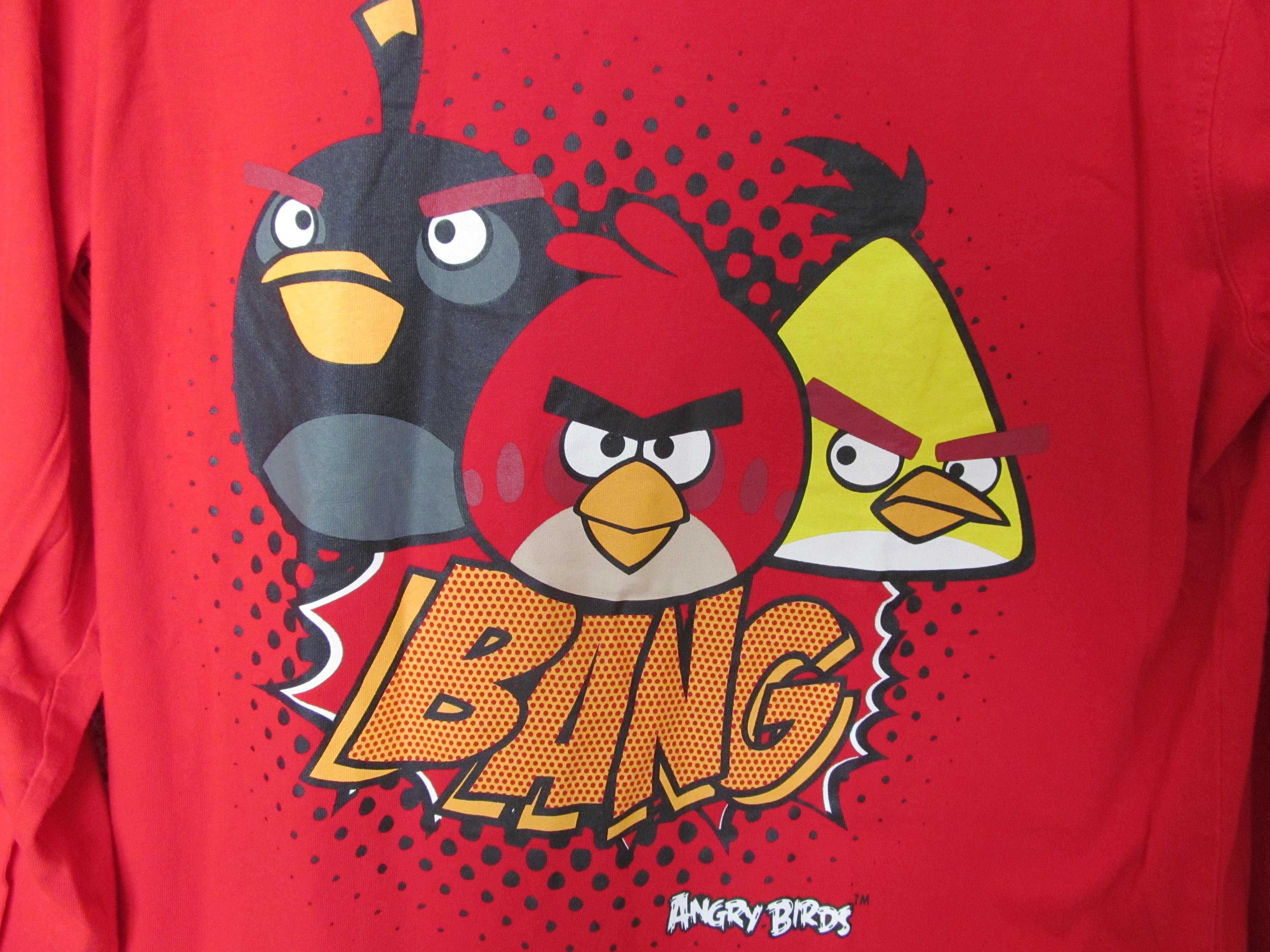 продам  лонгслів з юмористичною картинкою  Angry Birds