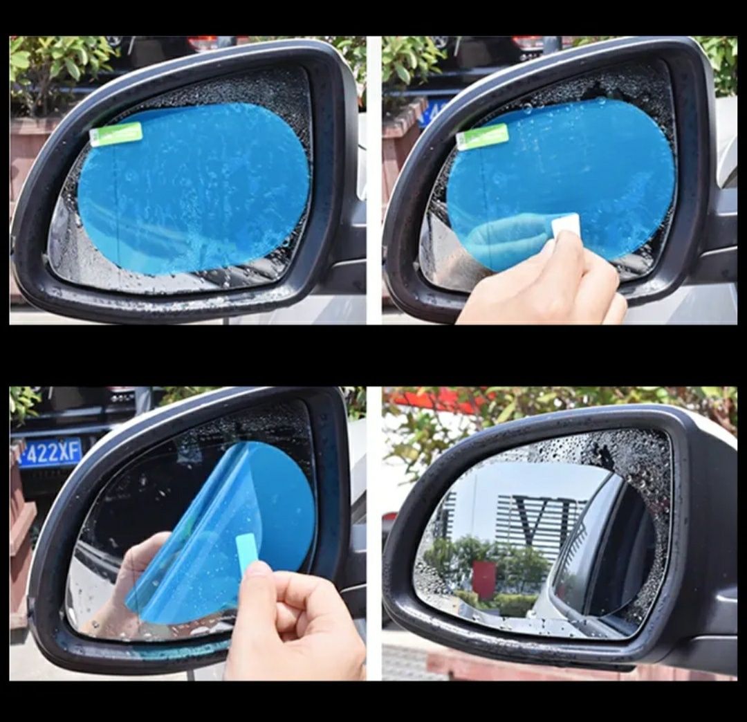 Автомобільна плівка антидождь для дзеркал.