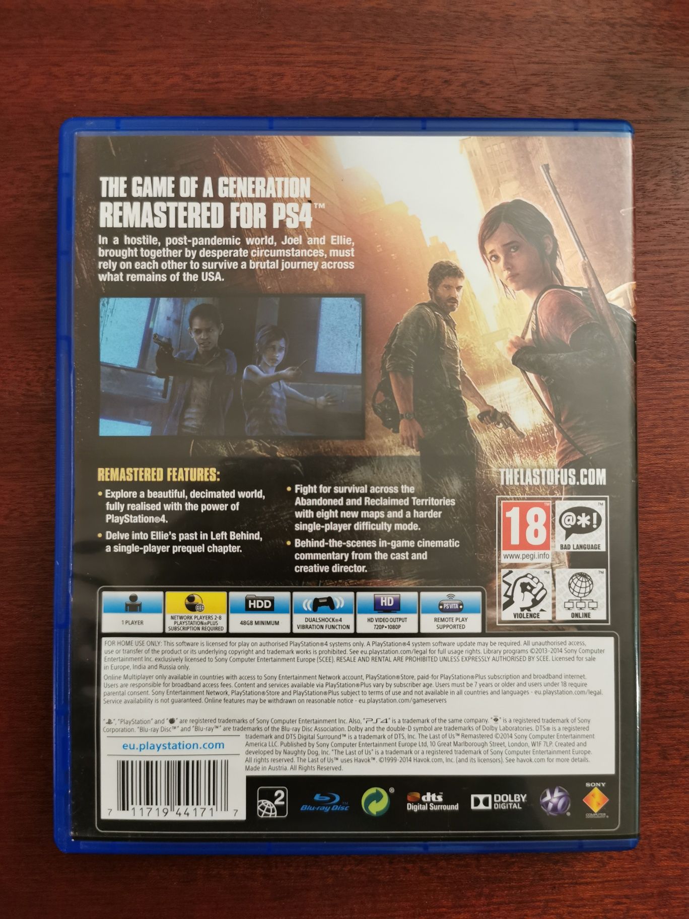 Playstation 4 - The Last of Us Remastered