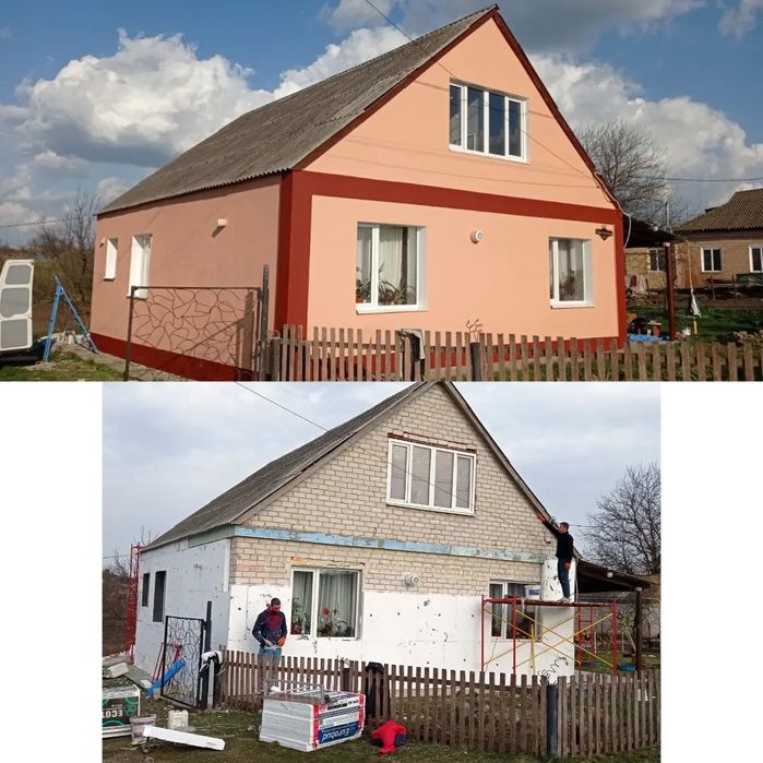 Утеплення квартир, будинків, фасадів пенопластом 20см