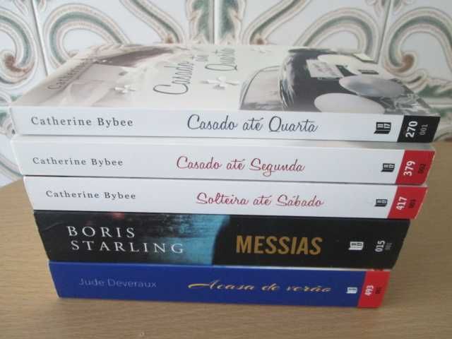 Livros Nora Roberts, Catherine Bybee, Max du Veuzit