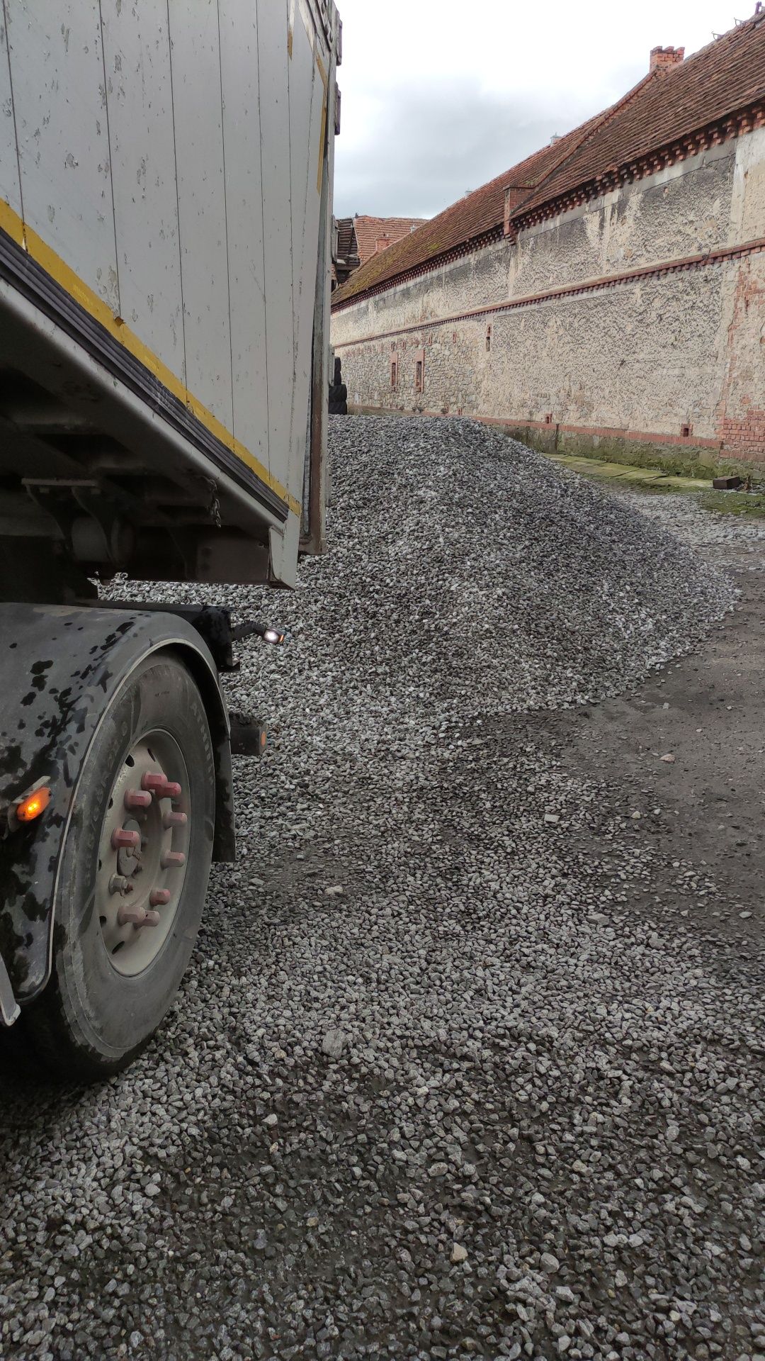 Granit, Sjenit, Serpentynit, Bazalt, Transport
