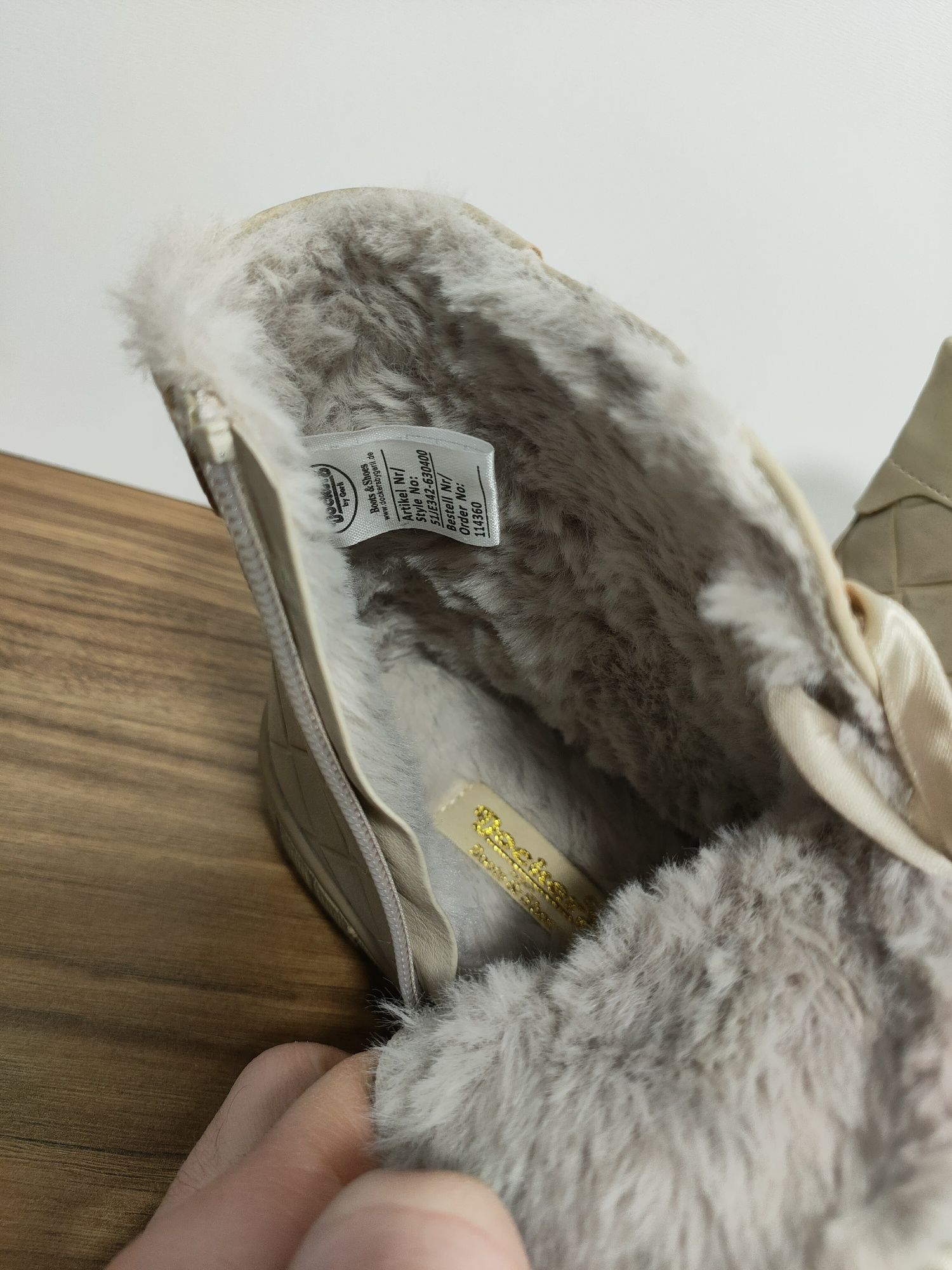 Buty Dockers by Gerli damskie ocieplane na suwaki r. 41 26,5cm