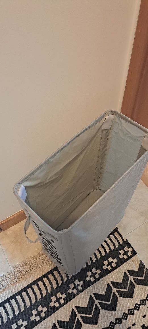 Balde de lixo + cesto para roupa