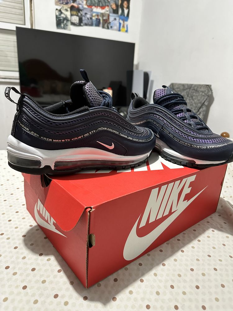 Air max 97 just do it purple navy ( 2023 )