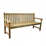 Ławka Ogrodowa Teak Z Prostym Oparciem (180,150cm)
