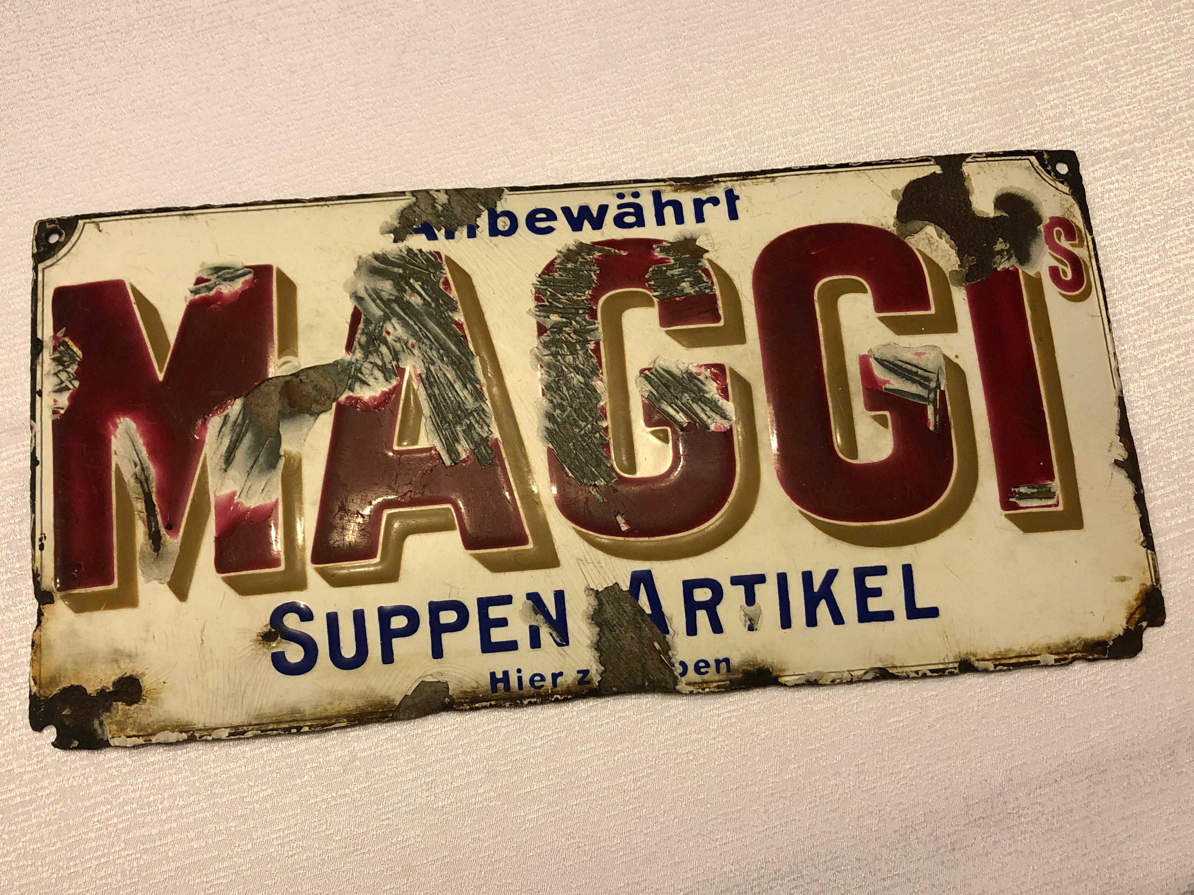 Szyld emaliowy reklama MAGGI