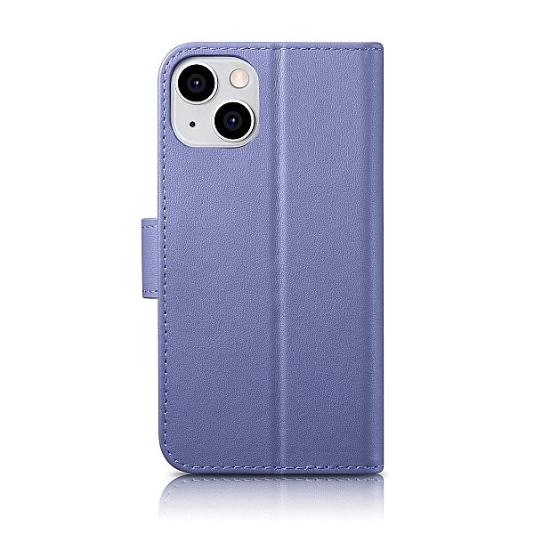 iCarer Wallet Case 2in1 etui iPhone 14 Plus skórzany pokrowiec z klapk