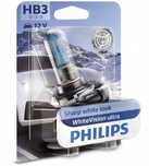 Żarówka HB3 Philips WhiteVision ULTRA 60W * białe światło CENA za 2szt