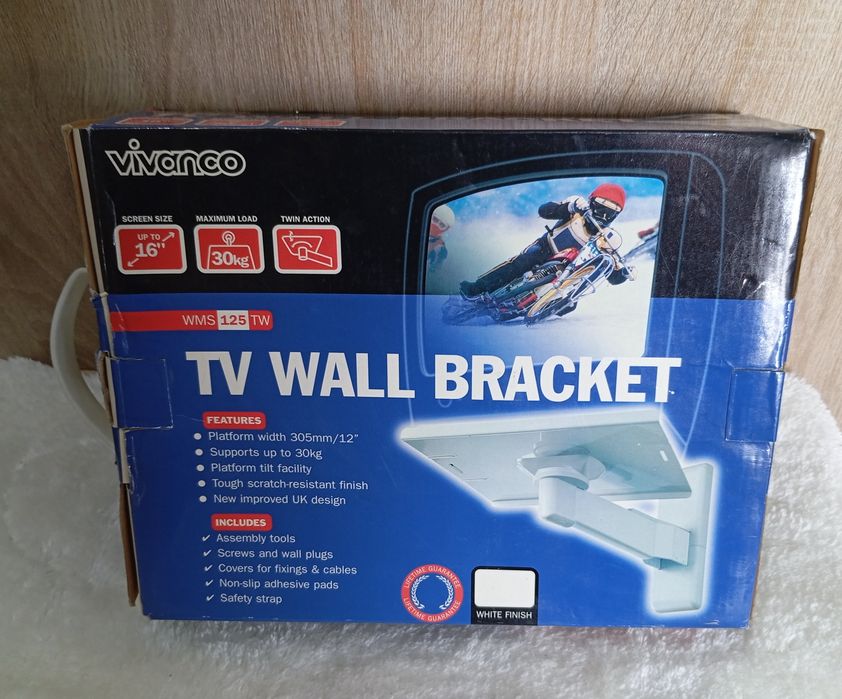 Uchwyt ścienny do telewizora Vivanco WMS 125 TW.