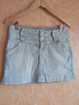 Spódniczka mini jasny jeans