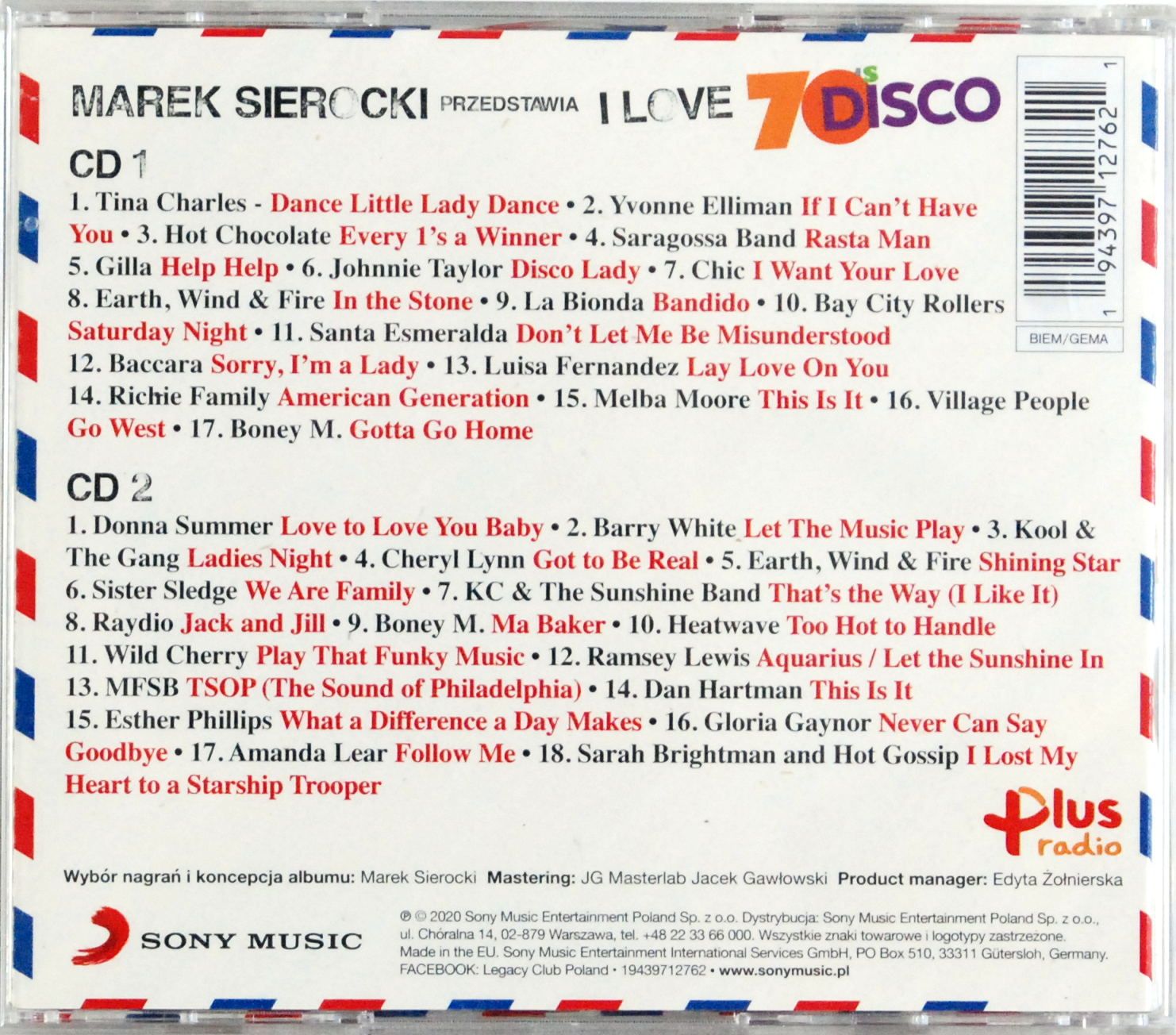 VA - I Love 70's Disco 2CD s.BDB