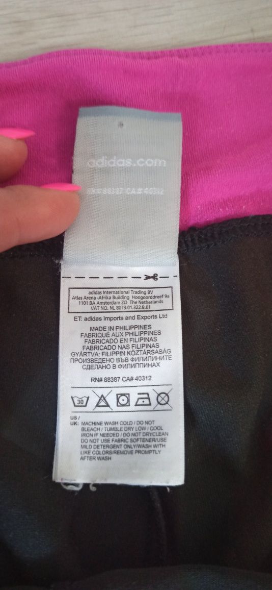Legginsy rybaczki Adidas L