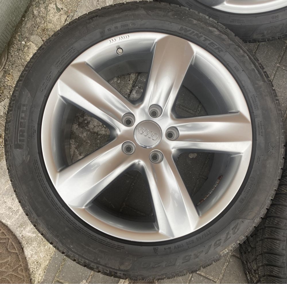 Alufelgi z oponami 275/45 R20 Audi Q7 4L0 VW Touareg 7L6 5x130 ET 60