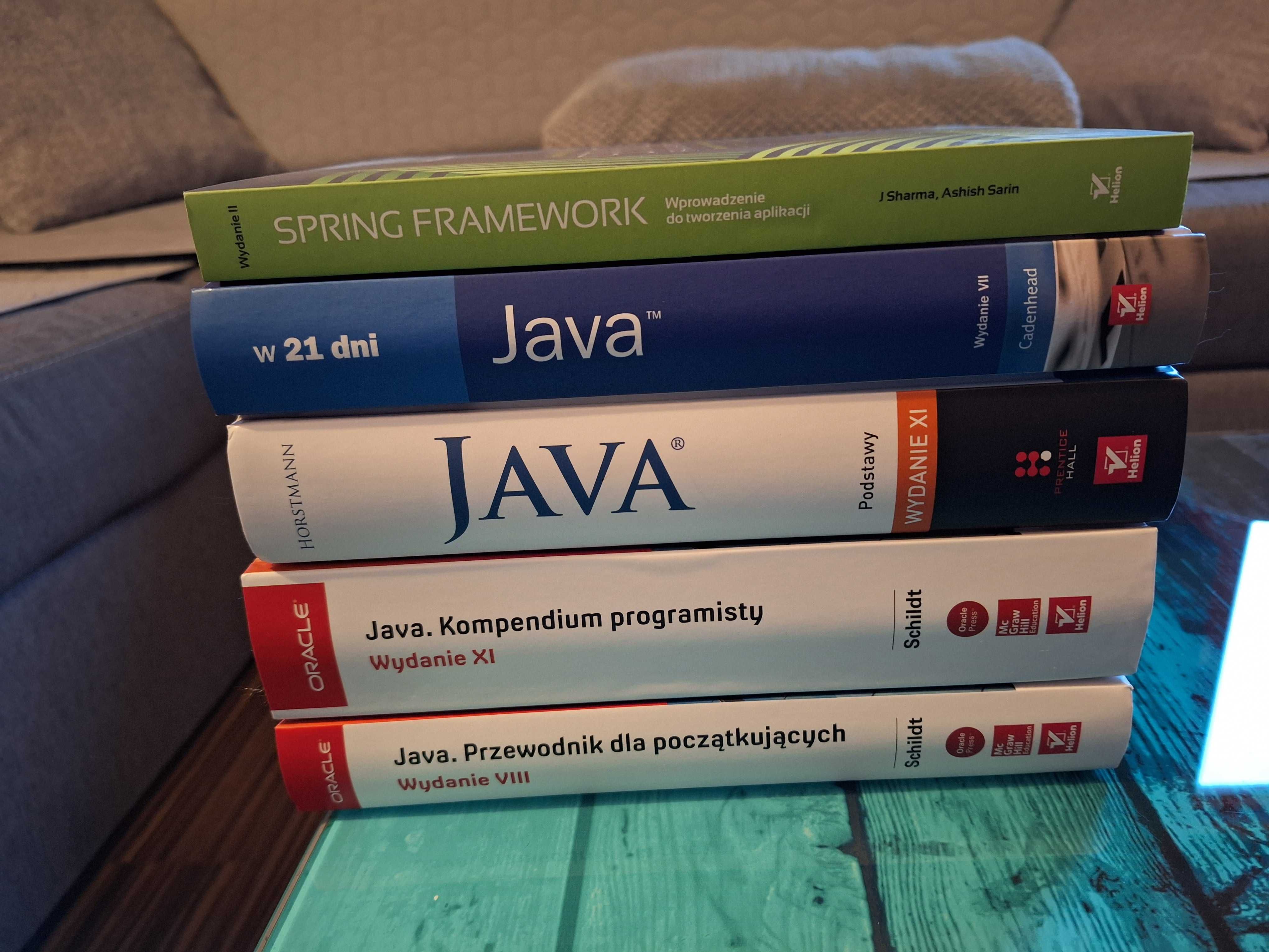 Zestaw książek Java + Spring Framework – Stan idealny | NIE OTWIERANE