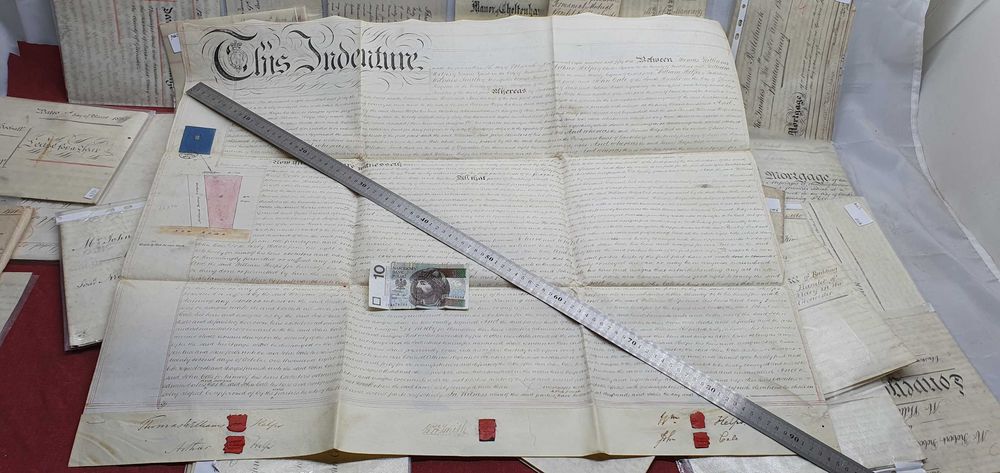 Dokumenty prawne, notarialne,   Brytyjskie od 1829r