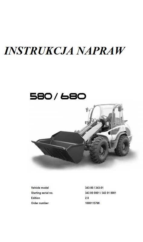 Instrukcja Napraw Kramer 580, 680  PL