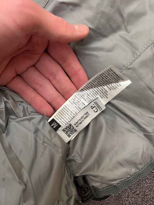 Пуховик CP Company x Palace Puffer Jacket Grey