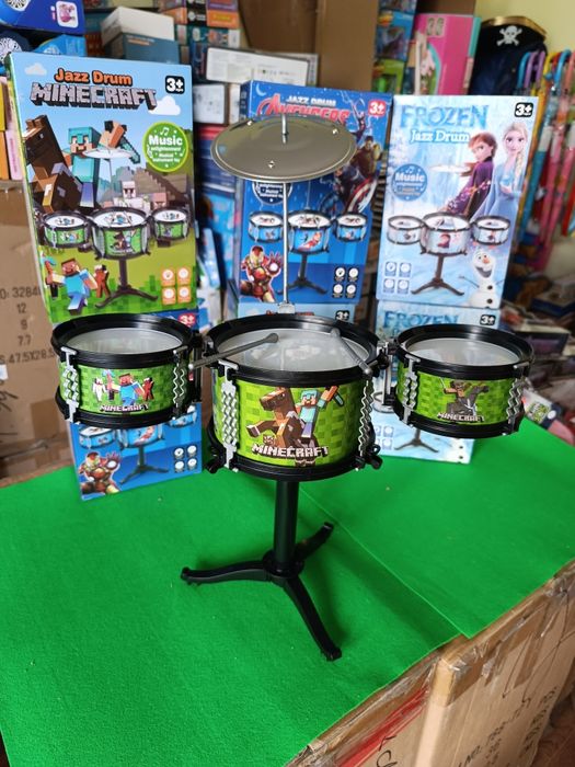 Дитяча барабанна установка барабан детский дитячий Ельза
